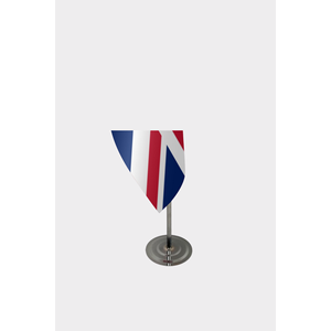 Drapeau d'intérieur officiel du Royaume-Uni imprimé numériquement 3x5 pieds avec mât en aluminium pour l'affichage du blason royal britannique - Product Image 4