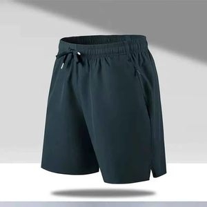 Men's Polyester <b>Sweat</b> <b>Shorts</b> Custom Logo Breathable Quick Dry Elastic Waist Gym Basketball <b>Shorts</b> Woven Solid High Street - Product Image 2