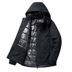 Sudadera con capucha para exteriores con estampado para el frío, venta al por mayor, chaquetas de caza tácticas con aislamiento personalizado, impermeable, térmico, a prueba de viento, Invierno - Product Image 2