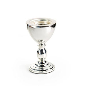 Accessoire de parfum de maison brûleur d'encens religieux porte-encens en acier en métal créatif et base en bois avec incrustation de nacre - Product Image 6