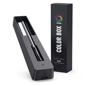 Thermomètre alimentaire sans fil intelligent, étanche, Bluetooth, <span class=keywords><strong>sonde</strong></span> pour viande, rechargeable par USB, pour utilisation en cuisine et au four - Product Image 1