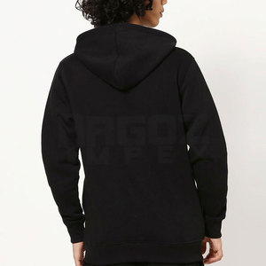 Low Moq Full Face Zipper Sudadera con capucha personalizada Color liso Ropa informal Sudaderas con cremallera en venta al por mayor - Product Image 4