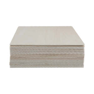 แผ่นไม้อัดบาสวูดอัจฉริยะ 10 ชิ้น ขนาด 1212x1/8 นิ้ว พร้อมระบบจดจำลายไม้ - แผ่นวีเนียร์เมลามีน E0/E1 ไม้ป็อปลาร์และไม้สน สำหรับใช้ทำเฟอร์นิเจอร์ - Product Image 3