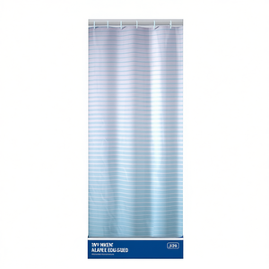 ORIZZONTI Celeste TTE 1301 1830 Fabric Shower <b>Curtain</b> (180x200cm) for Gedy Custom Size for Optimal Fit - Product Image 2