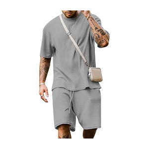 Ensembles d'été pour hommes 100% coton personnalisés respirants de haute qualité Premium 250 GSM BILAZZO SPORT Style urbain - Product Image 4