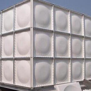 Réservoir d'eau en panneaux de fibre de verre FRP SMC GRP de haute qualité, grand réservoir d'eau rectangulaire carré en GRP, réservoir de stockage d'eau sectionnel en GRP - Product Image 6