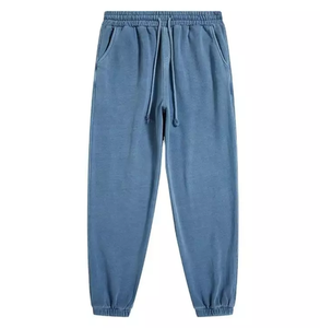 กางเกงผ้าแคนวาสทรงตรงสำหรับผู้ชาย - ดีไซน์กันยับ เป็นมิตรกับสิ่งแวดล้อม เหมาะสำหรับใส่ทำงานและลำลอง ผลิตจากผ้าฝ้าย 100% สวมใส่สบาย - Product Image 1