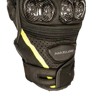 Gants de moto respirants à écran tactile pour hommes, gants de course à moto à doigts entiers, gants courts pour le cyclisme - Product Image 5
