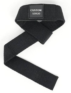 Correas de Muñeca Unisex Negras de Neopreno, Algodón y Poliéster para Levantamiento de Pesas/Fitness en el Gimnasio - Product Image 4