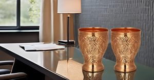 Top Quality Designer Beautifully Handcrafted Embossed <b>Copper</b> Mint Julep <b>Cup</b> for Moscow Metal Mules <b>Cup</b> - Product Image 5