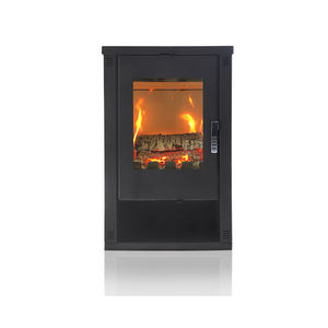 Quemador de madera con gran capacidad de calefacción para habitaciones, quemador de madera de 73 kg de peso de 10-120 m3 - Product Image 1