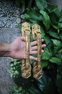 Poignées de porte classiques en métal de qualité lourde pour portes intérieures et extérieures Décor Articles de quincaillerie de meubles de luxe Poignées pour bureau à domicile - Product Image 4