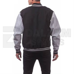 2025 nueva llegada personalizada Letterman impresión bordado parche lana Casual Streetwear Varsity chaquetas High Street School Bomber - Product Image 3