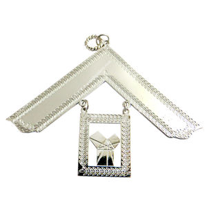 พิธีกรรมเจ้าหน้าที่เลียนแบบปลอกคออัญมณีที่ผ่านมาต้นแบบอัญมณี Masonic สำหรับเครื่องแต่งกาย - Product Image 1