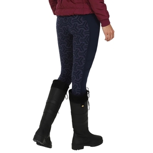 Venta al por mayor exclusiva mallas de montar a caballo Pantalones de mujer ropa ecuestre personalizada medias de agarre de asiento completo con bolsillo - Product Image 4