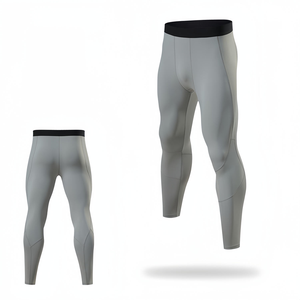 <b>Men's</b> <b>Compression</b> <b>Leggings</b> Multi Color Sports Tights Workout Fitness Pants Gym Base Layer Stretch Athletic Training Wear - Product Image 2