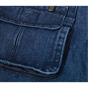 Thick Rinsed Men's Canvas Winter Vest Chemical <b>Wash</b> Durable Casual Layering Streetwear Custom OEM Wholesale - Product Image 6