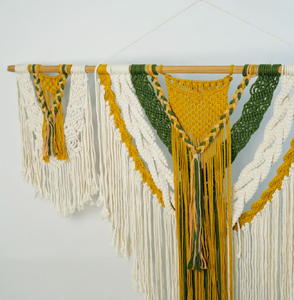 Tenture murale en tissu de jute Art déco Décoration intérieure en métal élégant pour la décoration intérieure - Product Image 3