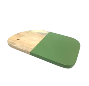 Planche à découper en bois naturel planches à découper coupées à la main avec demi-couleur pour couper les légumes et les fruits maison hôtels et restaurants - Product Image 1