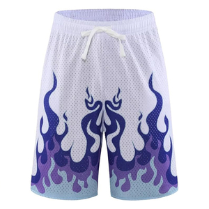 Pantalones Cortos Deportivos Profesionales Personalizados de Fábrica, Diseño de Logotipo Sublimado, Doble Malla Transpirable de Secado Rápido para Baloncesto DDP - Product Image 6