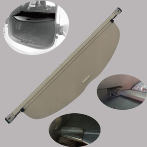 Original <span class=keywords><strong>Nissan</strong></span> <span class=keywords><strong>X</strong></span> <span class=keywords><strong>Trail</strong></span> (Rogue) 2014-2020 accesorios de coche cubierta de carga retráctil de PVC estante de paquete de maletero trasero Interior - Product Image 1