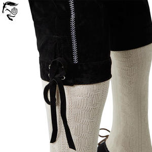 OEM Oktoberfest Pantalon en cuir bavarois pour hommes de qualité supérieure allemand Lederhosen Heavyweight Vintage Plain Dyed Straight Light - Product Image 5