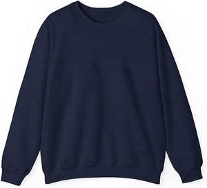 Oem Custom Blank Plain French Terry Oversized 100% Cotton <b>Thermal</b> Pullover Crewneck Sweatshirt Jumper for <b>Men</b> - Product Image 3