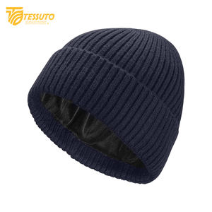Unisex Thick Knitted Winter Beanie Jacquard Fabric Skull <b>Cap</b> for <b>Men</b> and Women Cuffed Beanies - Product Image 6