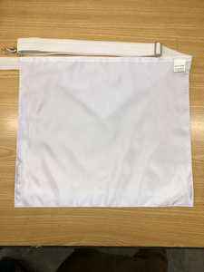 Tablier maçonnique uni blanc personnalisé avec tissu personnalisé brodé à la main et insignes maçonniques au point de croix et à l'aiguille - Product Image 6