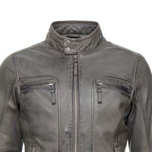 Chaquetas de Cuero de Invierno para Hombre de Alta Calidad, Venta al por Mayor OEM, 100% Cuero Original de Primera Calidad, Corte Entallado - Product Image 4