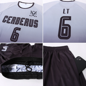 เสื้อฟุตบอลผู้ชายแบบระเหิดปรับแต่งได้เสื้อเจอร์ซีย์ฟุตบอลแบบมีโลโก้ใหม่ - Product Image 5