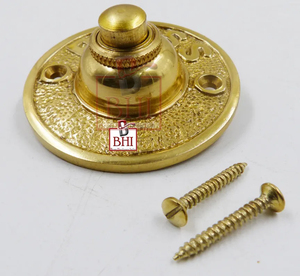 Luxe Moderne Unique Décoratif Sonnette En Laiton Cloche De Porte Décorative En Laiton Sonnette Bouton Poussoir - Product Image 3