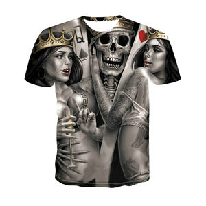 เสื้อยืดพิมพ์ซับลิเมชันเสื้อยืดผ้าฝ้ายเสื้อลำลองพิมพ์ลาย2024 - Product Image 1