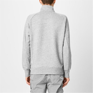 Nouveau design Sweat-shirt en molleton de coton pour homme Fermeture éclair Motif uni Style décontracté Numérique XL Collection d'hiver Fabriqué au Pakistan Vente en gros - Product Image 5