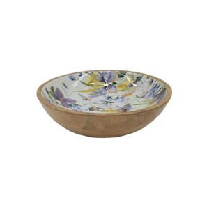 Customized Decorative Wooden Round Shape Fruit Bowl Enamel Finished for Kitchen and <b>Tabletop</b> Food & Snacks Serving Bowls - Product Image 2