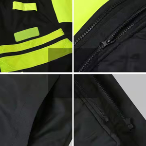 Chaqueta de Seguridad Reflectante Amarillo Fluorescente, Ropa de Trabajo Industrial, Chaqueta de Alta Visibilidad para Hombre, Buena Calidad - Product Image 2