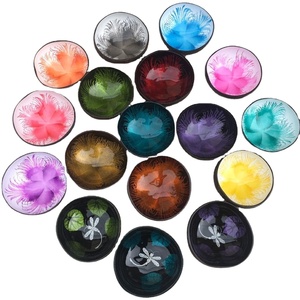 New Design Lacquer Eggshell Inlay <b>Coconut</b> <b>Shell</b> Bowls Factory Direct Wholesale <b>Coconut</b> Bowl Competitive Price - Product Image 1