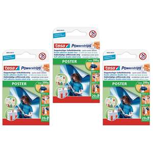 Juego de 3 Cintas Adhesivas Tesa Powerstrips, Solución Práctica - Product Image 1