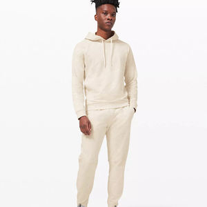 Venta al por mayor Hombres You Print Smile Pattern Drop Shoulder Hoodie con bolsillo sudaderas con capucha pesadas - Product Image 2