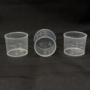 Taza Medidora de Plástico APS PP con Forma Cilíndrica, Fondo Plano, Boca Ancha (32 mm), Transparente, Duradera, Resistente al Calor, Fácil de Leer - Product Image 6