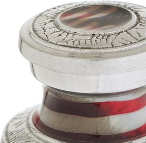 โกศขนาดเล็กสําหรับเถ้ามนุษย์ ผู้ใหญ่ชายหรือหญิง | ชุดโกศขนาดเล็กตกแต่งธงชาติอเมริกา 4 ชิ้นสําหรับทหารเก่าหรือรักชาติ - Product Image 5