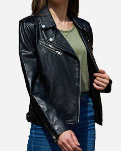 Vente chaude confortable peau de vache veste de moto en cuir pour hommes longueur régulière respirant coupe-vent hiver grande taille - Product Image 2