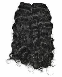 Cheveux de trame bouclés noirs naturels de vague de Remy de Vierge de mèches dessinées simples de couleur noire indienne de prolongements de cheveux bouclés noirs naturels de Remy de Vierge en vrac - Product Image 4