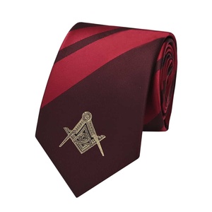 Conjunto de Corbata de Regalo Tejida en Seda 100% Orgánica, Hecha a Mano, Masónica, de Yili - Product Image 5