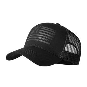 Sombrero de camionero de alta calidad al por mayor, gorra trasera de malla de 6 paneles, diseño personalizado, Impresión de logotipo, gorra transpirable ligera, fábrica de Vietnam - Product Image 1