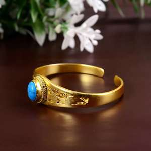 Brazalete de Metal de Moda, Diseño de Escultura Moderna China, Joyería para Niñas y Mujeres, Brazalete Étnico Moderno Hecho a Mano, Venta al Por Mayor - Product Image 2