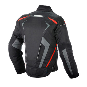 Chaqueta de carreras de motos para hombre personalizada Cordura Material protector para jinetes Auto Racing Wear - Product Image 4