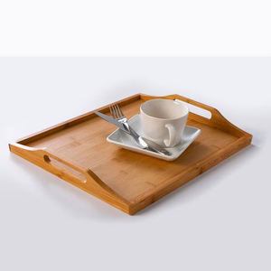 Bandeja Rectangular de Madera de Mango Pintada a Mano, de Calidad Superior, Moderna y Lujosa, Personalizada, para Servir Té y Aperitivos, con Asa - Product Image 4