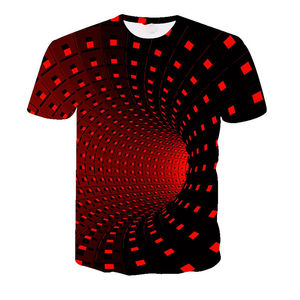 T-shirts d'été pour hommes, nouvelle mode, plage, imprimés en 3D, unis, à manches courtes, décontractés, respirants, tissés, imprimés numériques, 100% coton - Product Image 2