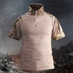 Camiseta Polo de Rendimiento Transpirable para Hombre, Manga Corta, Camuflaje para Exteriores, Ropa de Trabajo para Seguridad y Protección para Otoño - Product Image 2